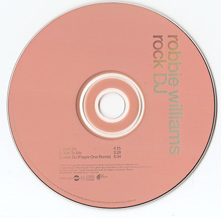 Robbie Williams : Rock DJ (CD, Single)