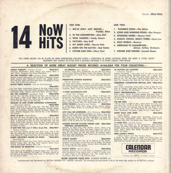 Various : 14 Now Hits (LP, Comp)