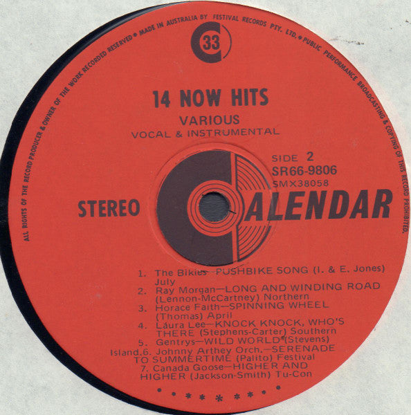 Various : 14 Now Hits (LP, Comp)