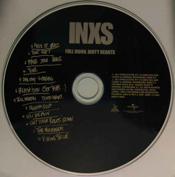 INXS : Full Moon, Dirty Hearts (CD, Album, RE, RM)