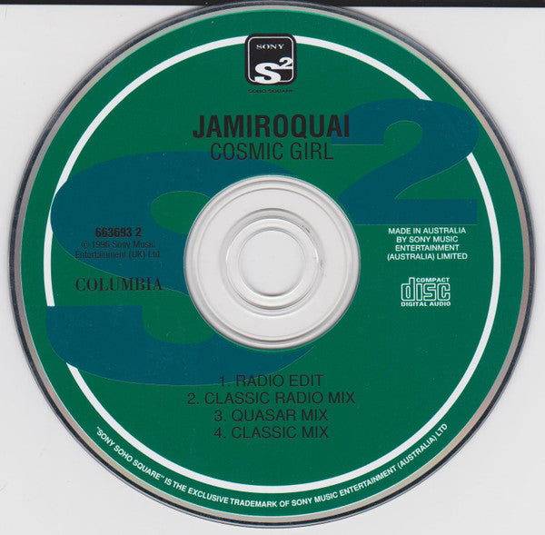 Jamiroquai : Cosmic Girl (CD, Single, Car)