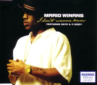 Mario Winans Featuring Enya & P. Diddy : I Don't Wanna Know (CD, Maxi, Enh)