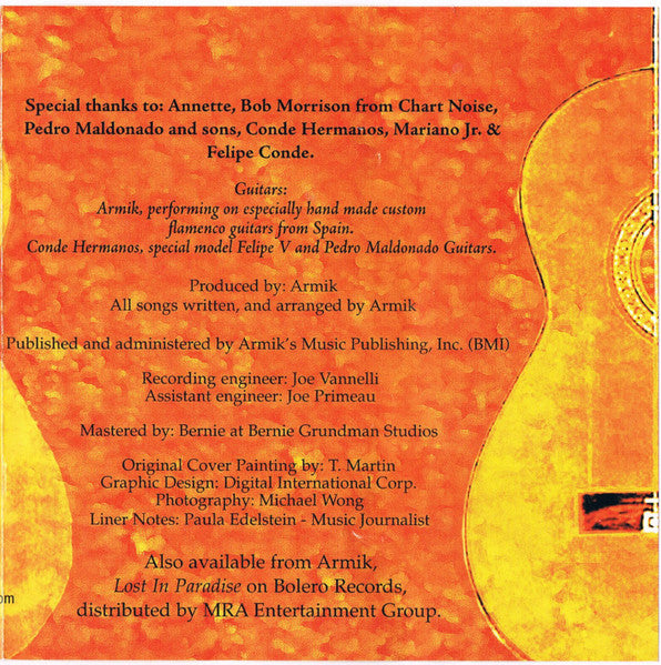 Armik : Amor De Guitarra (CD, Album)