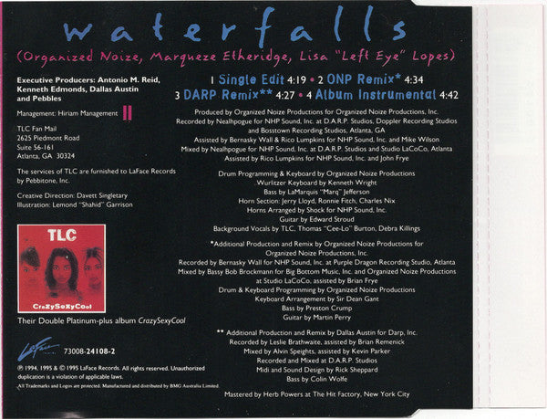 TLC : Waterfalls (CD, Single, Mad)