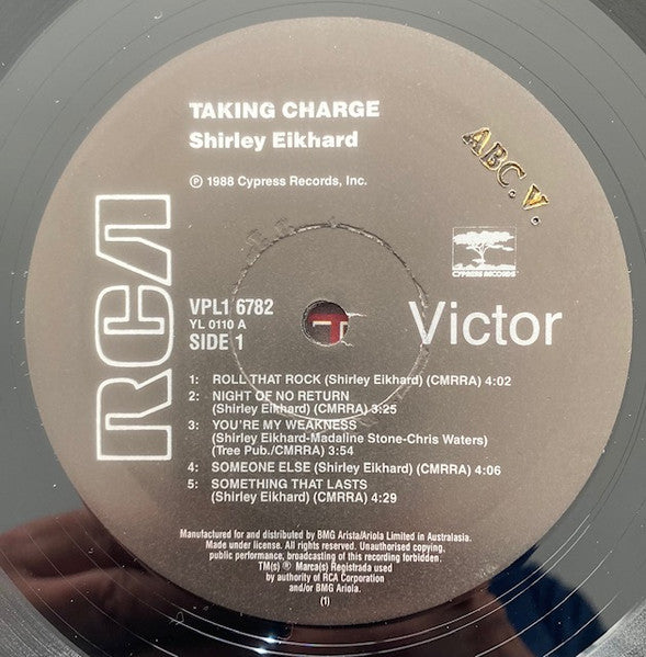 Shirley Eikhard : Taking Charge (LP, Album)