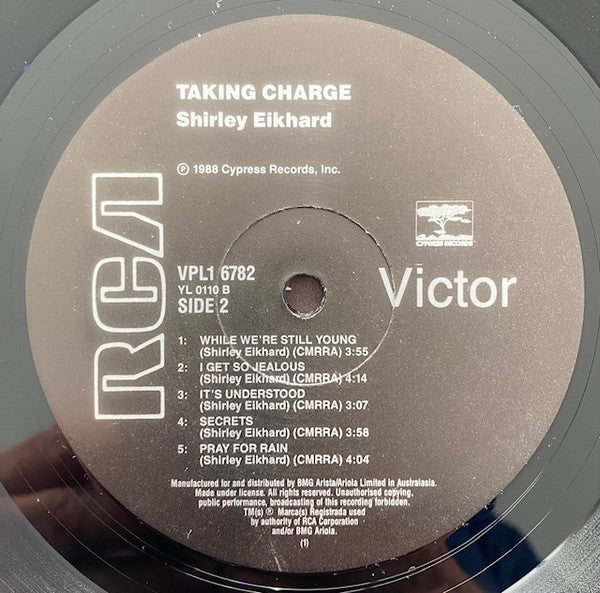 Shirley Eikhard : Taking Charge (LP, Album)