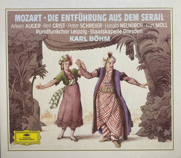 Wolfgang Amadeus Mozart - Arleen Auger · Reri Grist · Peter Schreier · Harald Neukirch · Kurt Moll · Rundfunkchor Leipzig · Staatskapelle Dresden · Karl Böhm : Die Entführung Aus Dem Serail (2xCD, Album, RE, RM, PMD + Box, Sli)