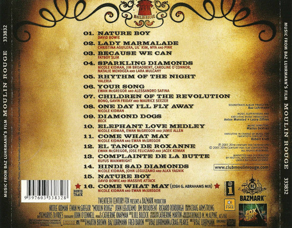 Various : Moulin Rouge! (Music From Baz Luhrmann's Film) (CD, Comp)