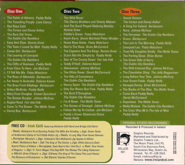 Various : 60 Greatest Ever Irish Ballads + Irish Céilí (4xCD, Comp, S/Edition, + F)