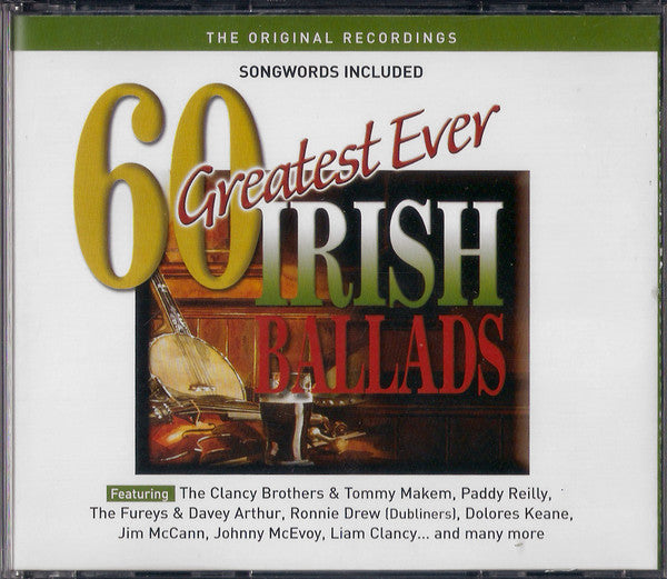 Various : 60 Greatest Ever Irish Ballads + Irish Céilí (4xCD, Comp, S/Edition, + F)