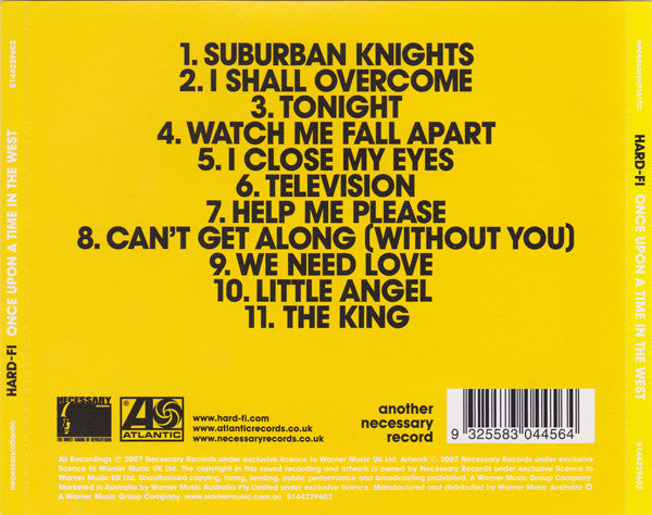 Hard-Fi : Once Upon A Time In The West (CD, Album)