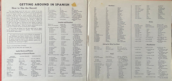 S. N. Trevino : Getting Around In Spanish (10")