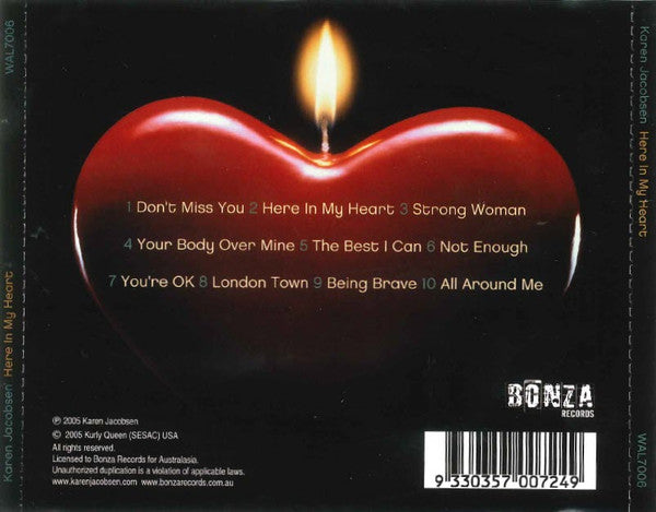Karen Jacobsen : Here In My Heart (CD, Album)