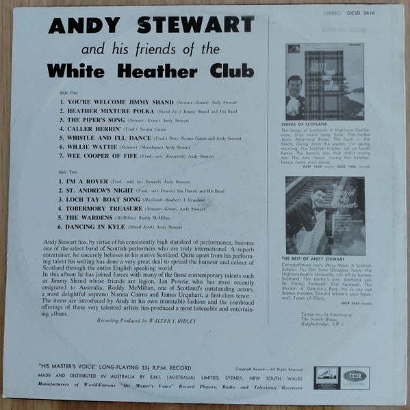 Andy Stewart : And His Friends Of The White Heather Club (LP, Album)
