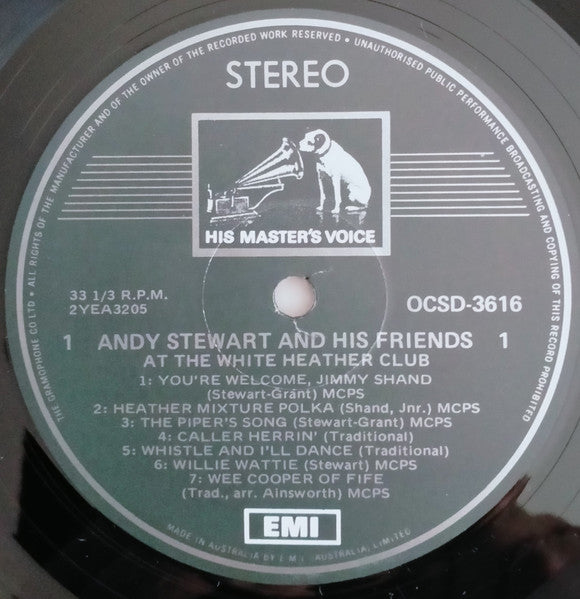 Andy Stewart : And His Friends Of The White Heather Club (LP, Album)