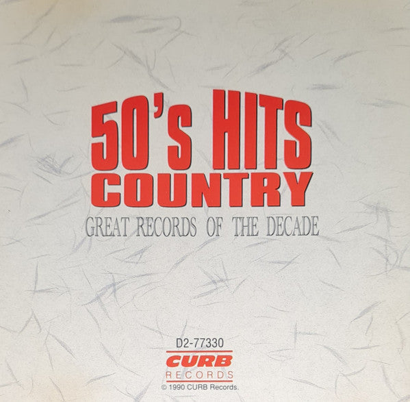 Various : 50's Hits... Country Volume 1 (CD, Comp)