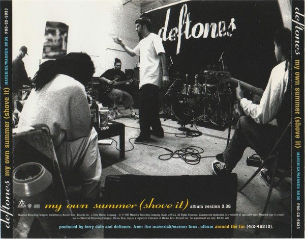 Deftones : My Own Summer (Shove It) (CD, Single, Promo)