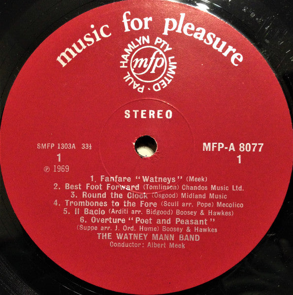 The Watney Silver Band* : What We Want Is Watneys Silver Band (LP)