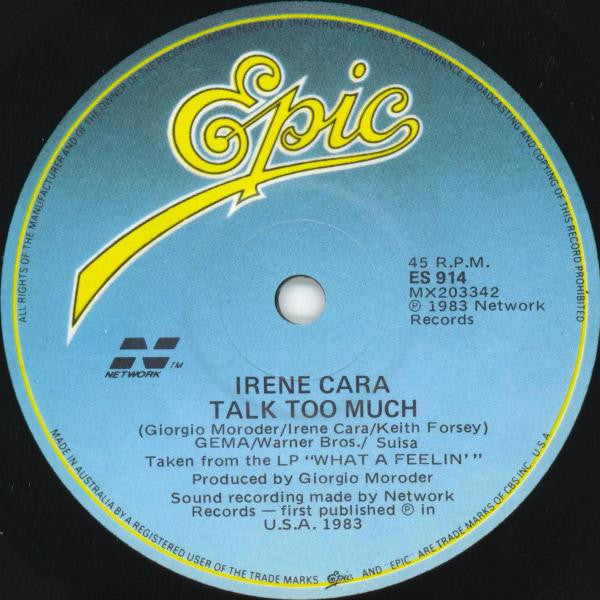Irene Cara : Why Me? (7", Single)