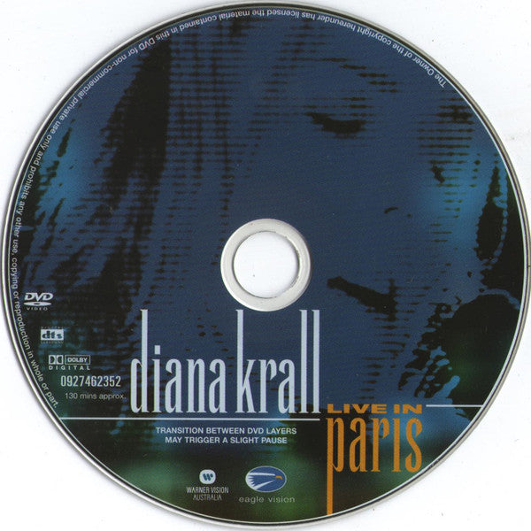Diana Krall : Live In Paris (DVD-V, Multichannel, PAL)