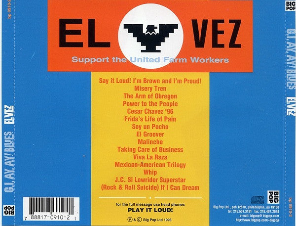 El Vez : G.I. Ay, Ay! Blues (CD, Album)