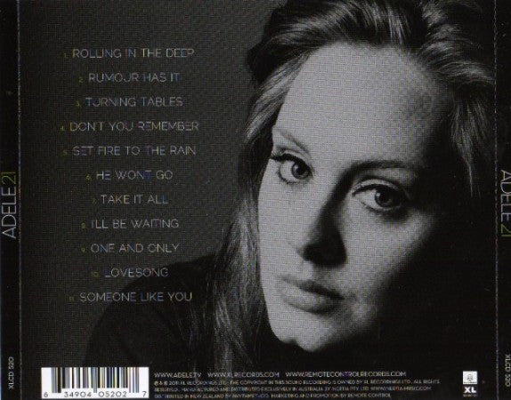 Adele (3) : 21 (CD, Album)