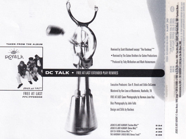 DC Talk : Free At Last Extended Play Remixes (CD, EP)