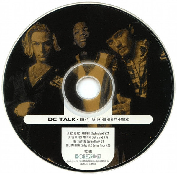 DC Talk : Free At Last Extended Play Remixes (CD, EP)