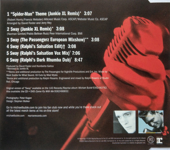 Michael Bublé : "Spider-Man" Theme (Junkie XL Remix) (CD, Maxi)