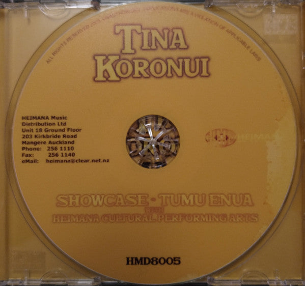 Tina Koronui : Showcase - Tumu Enua With Heimana Cultural Performing Arts (CDr)
