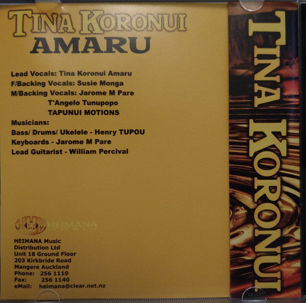 Tina Koronui : Showcase - Tumu Enua With Heimana Cultural Performing Arts (CDr)