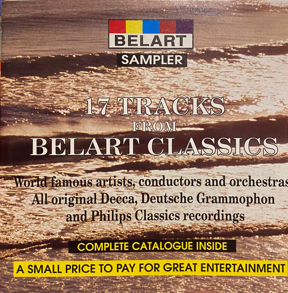 Various : 17 Tracks From Belart Classics (CD, Comp, Smplr)