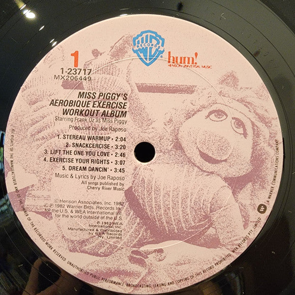 Miss Piggy : Miss Piggy's Aerobique Exercise Workout Album (LP, Album)