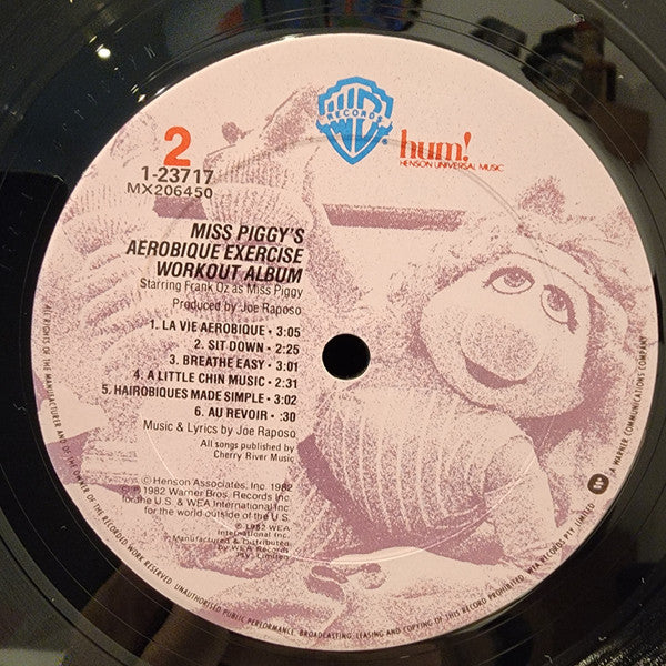Miss Piggy : Miss Piggy's Aerobique Exercise Workout Album (LP, Album)