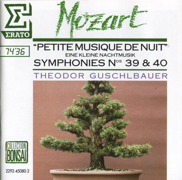 Mozart*, Theodor Guschlbauer : Petite Musique De Nuit / Eine Kleine Nachtmusik  -  Symphonies Nos 39 & 40  (CD, Comp)