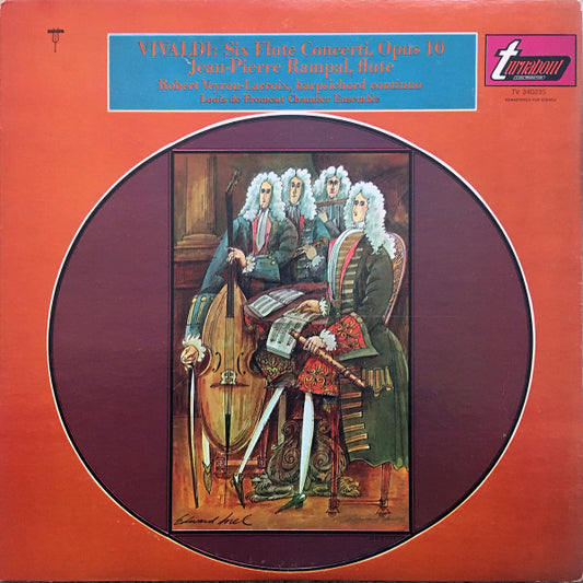 Antonio Vivaldi, Jean-Pierre Rampal, Robert Veyron-Lacroix, Orchestre De Chambre Louis De Froment : Six Flute Concerti, Opus 10 (LP, RM)