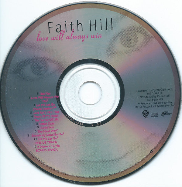 Faith Hill : Love Will Always Win (CD, Album)