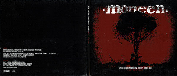 Moneen : Saying Something You Have Already Said Before (A Quiet Side Of Moneen) (Hybrid, DualDisc, EP)