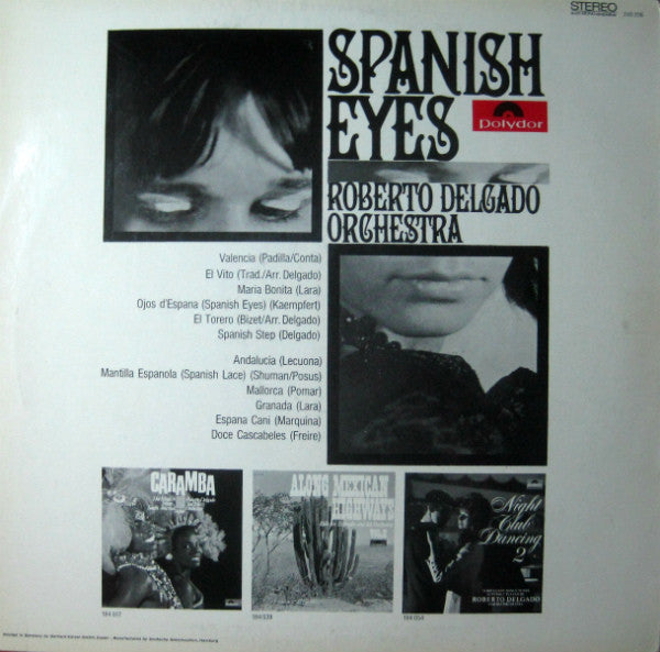 Roberto Delgado Orchestra* : Spanish Eyes (LP, Album)