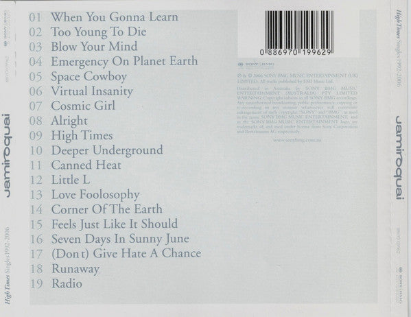 Jamiroquai : High Times (Singles 1992–2006) (CD, Comp, RM)