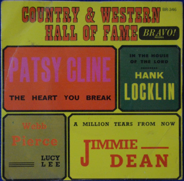 Various : Country & Western Hall Of Fame (7", EP, Bla)