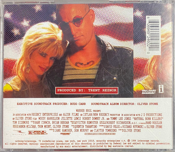 Various : Natural Born Killers (A Soundtrack For An Oliver Stone Film) (CD, Album, Comp, RE)