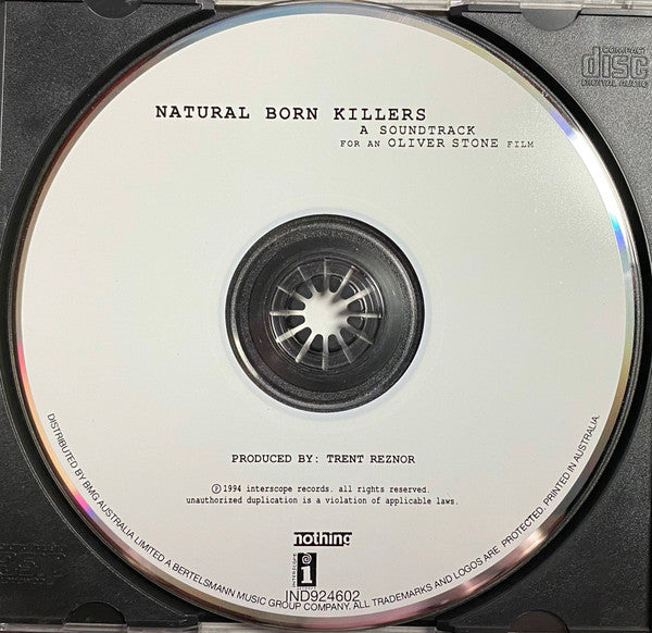 Various : Natural Born Killers (A Soundtrack For An Oliver Stone Film) (CD, Album, Comp, RE)