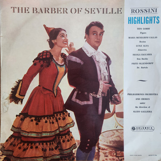 Rossini* : The Barber Of Seville Highlights  (LP, Album, Mono)