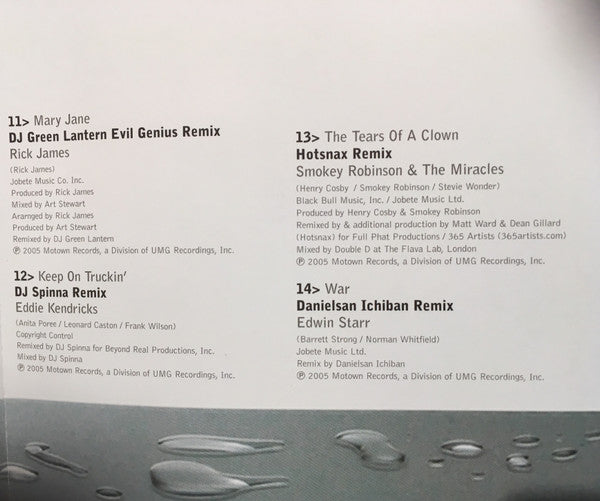 Various : Motown Remixed (CD, Comp)