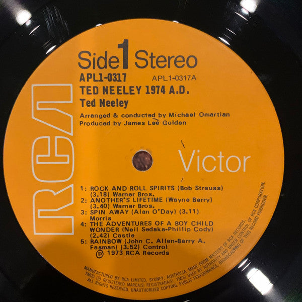 Ted Neeley : 1974 A.D. (LP, Album)