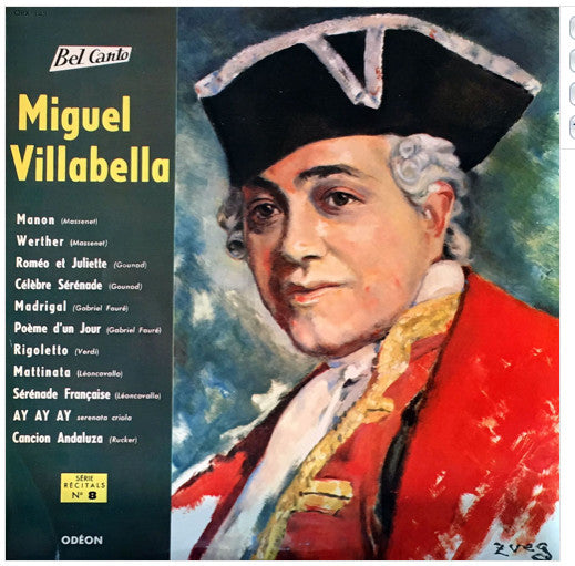 Miguel Villabella : Recital Miguel Villabella - Récital n° 8 (LP)