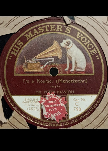 Peter Dawson, Maurice Benson : The Roamer / The Bo'sun., The Gunner And Me (Shellac, 12")
