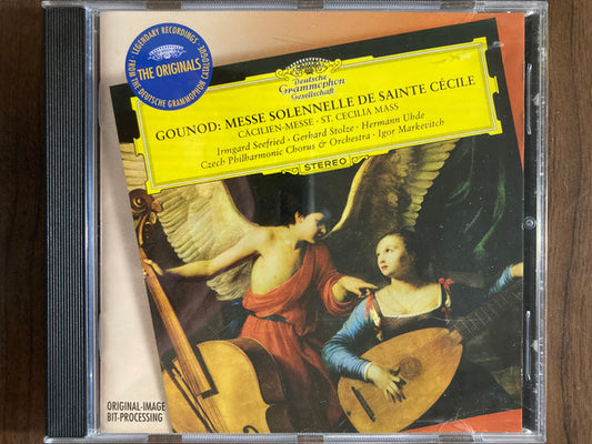 Charles Gounod – Irmgard Seefried • Gerhard Stolze • Hermann Uhde • Czech Philharmonic Chorus & The Czech Philharmonic Orchestra • Igor Markevitch : Messe Solennelle De Sainte Cécile = Cäcilian-Messe = St. Cecilia Mass (CD, Album, RE, RM, EDC)
