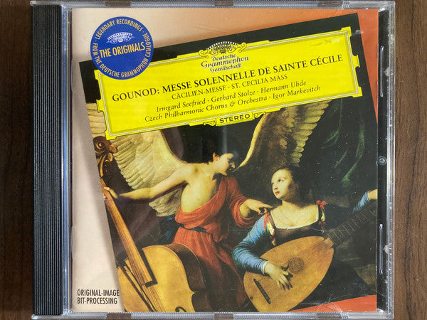 Gounod* – Irmgard Seefried • Gerhard Stolze • Hermann Uhde • Czech Philharmonic Chorus & Orchestra* • Igor Markevitch : Messe Solennelle De Sainte Cécile = Cäcilian-Messe = St. Cecilia Mass (CD, Album, RE, RM, EDC)